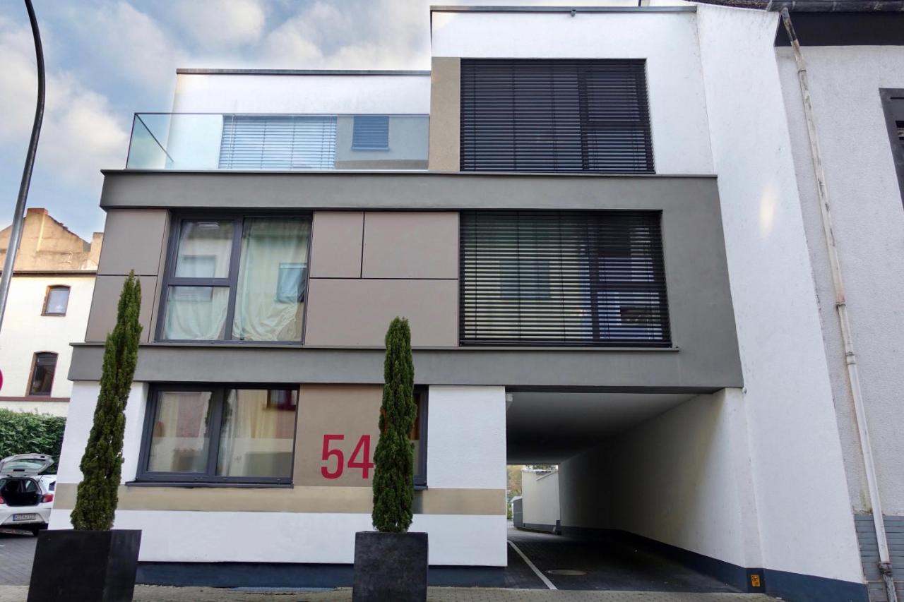 NEU - gemütliches und modernes Apartment mit Stellplatz Coblenza Exterior foto